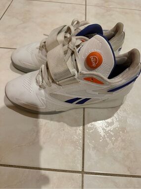 Reebok White **workout platform sneakers